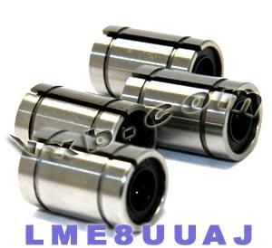 Pack of 4 LME8UUAJ 8mm Adjustable Bushing 8x16x25 Linear Motion - VXB Ball Bearings