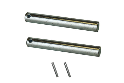 Steel axles for Pallet Jack Load Wheels Kit for BT L 2000-U, BT L 2300-U & LHM 230, complete wheel set with fasteners