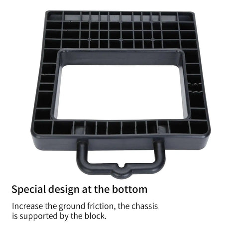 Heavy Duty Pallet Jack Stopper Chock For Trucks And Trailers, Instantly Park Your Pallet Jack In Seconds, non-slip base, handle