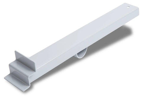 ✝️ Panel Lifter, Drywall, Plastering, 15 x 2 1/4 Inch, Board, 4591 in silver, side view, designed for smooth motion and stable alignment.