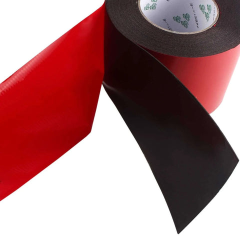 PE Foam Double Sided Tape Waterproof Mounting Adhesive Roll For Doors Windows HVAC Plumbing Pipes Construction Black 2 Inch By 33 Feet
