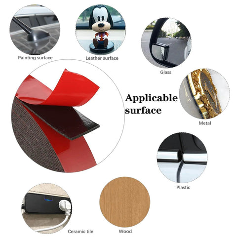 PE Foam Double Sided Tape Waterproof Mounting Adhesive Roll For Doors Windows HVAC Plumbing Pipes Construction Black 2 Inch By 33 Feet Ideal For Industrial And Commercial Use Creates An Airtight Seal And Seals Gaps Around Doors And Windows. Visible surfaces: painting, leather, glass, metal, plastic, ceramic tile, wood.