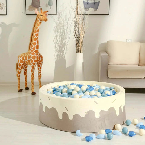 Ball Pit Balls Stars Moon Shapes Plastic Pitballs for Toddler Play Tent Baby Photo Props Kids Pool Water Toys in living room