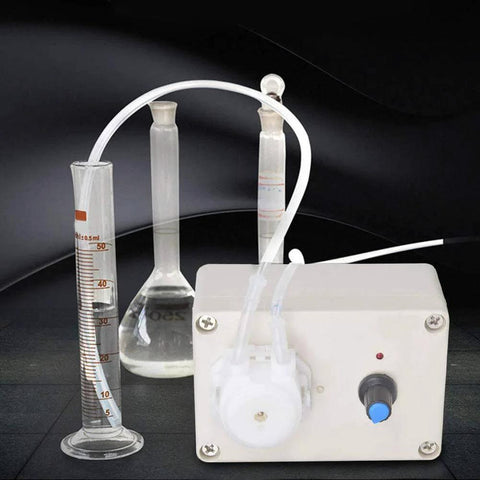 Peristaltic Pump,Peristaltic Liquid Pump 10ml -250ml/min Adjustable Flowing Peristaltic Dosing Pump with lab equipment background