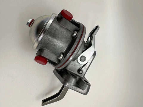 ✝️ Genuine Perkins ULPK0002 Lift Pump for 1006 Series Engines (With Gasket), showing exterior, metal body with red accents.