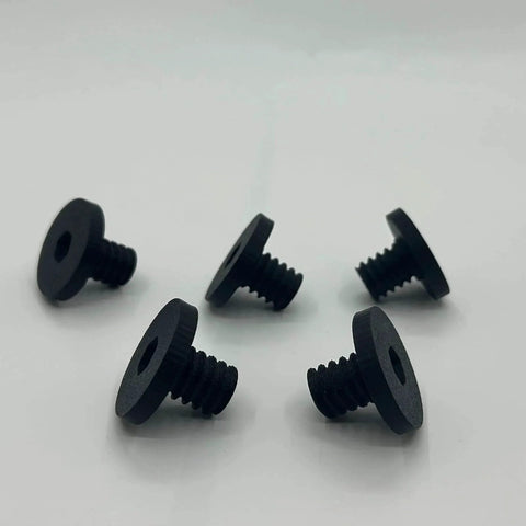 16 Pieces Replacement Bolts For Suncast And Craftsman Storage Sheds PETG 3D printed black bolts on display