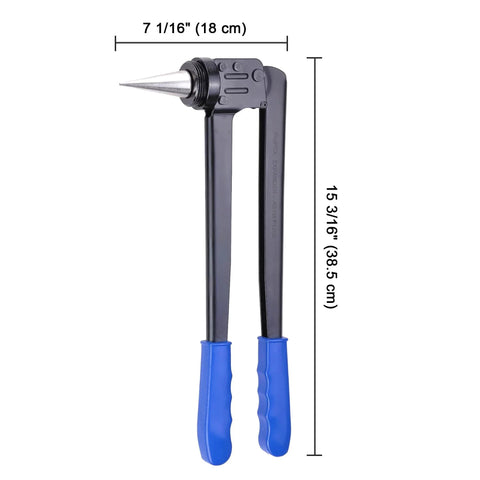 PEX Expansion Tool Kit For One Half Inch, Three Quarter Inch And One Inch Tubing, Head Tube Expander With Carry Case, metal tool with blue handles
