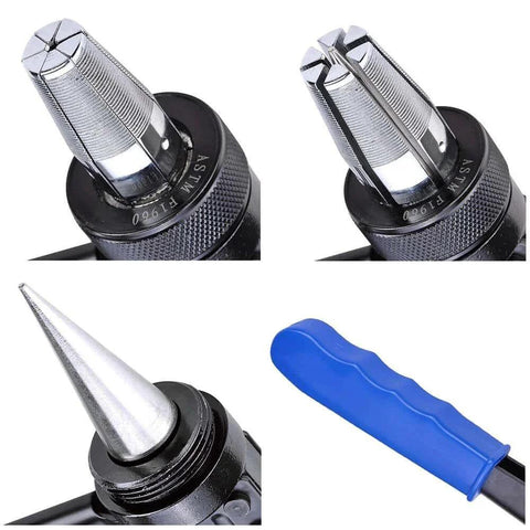 PEX Expansion Tool Kit For One Half Inch, Three Quarter Inch And One Inch Tubing tips and handle, ASTM F1960 certified components.