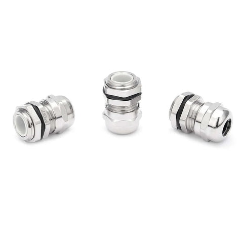 PG7 Metal Waterproof Cable Gland Adjustable Connector for 3 to 6.5mm Cable Diameter Easy Direct Insertion Weatherproof Joint Pack of 10