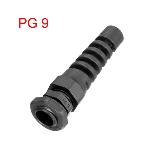 PG9 Cable Gland Set With Strain Relief For 4mm To 8mm Wire Waterproof And Dustproof Plastic Cable Entry Glands 12 Pcs