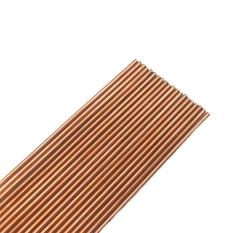 Phosphorus Copper Brazing Rods BCuP2 2mm 20 Pcs Self Fluxing For TIG Arc Welding Pipes And HVAC Refrigeration Air Conditioner Gas