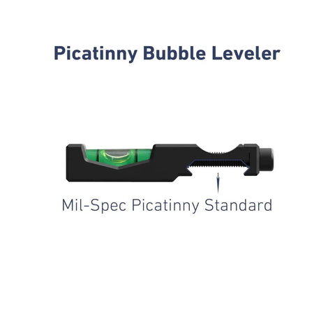 Scope Mounting Bubble Level Kit With Magnetic Bubble Levels And Turret Gun Clamp Level, Picatinny standard.