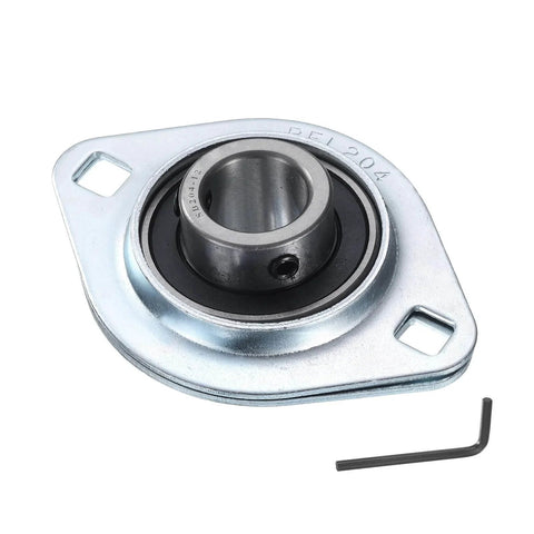 SBPFL204-12 Pillow Block Bearings 3/4" Bore Bearing Units Steel Flange Mounted Bearing Housing with Wrench