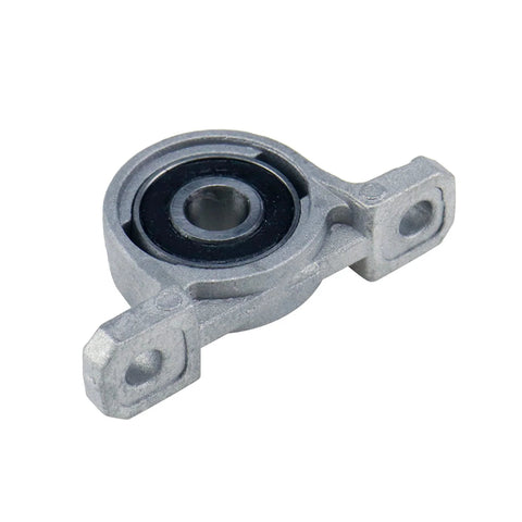 Four Pack KP08 Self Aligning Pillow Block Bearings 8mm Inner Diameter Mounted Flange Bearings Zinc Alloy Steel Vertical Mount Includes 5mm Mounting Holes