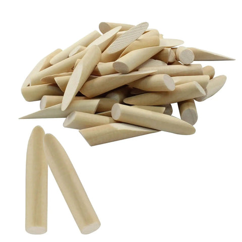 Solid Wood Pocket Hole Plugs Set for Three Eighths Inch Holes, Paint Grade Pine Dowels, 150 Pieces, Sanded Smooth and Paintable, Hardwood Fillers for Pocket Hole Jig Use Cabinets and Furniture Repair
