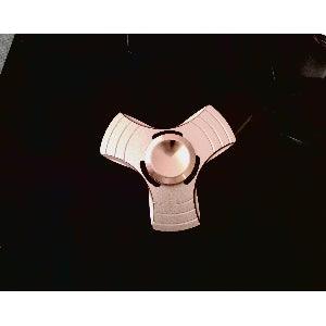Pink Aluminum Tri Fidget Hand Spinner Toy 42Q