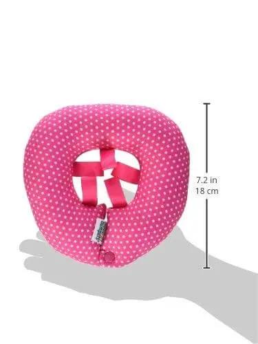 Pink Dot Size 10-13 Based On Neck Size Dog Bumper Made In USA 100 Percent Cotton Stuffed Safety Fence Collar