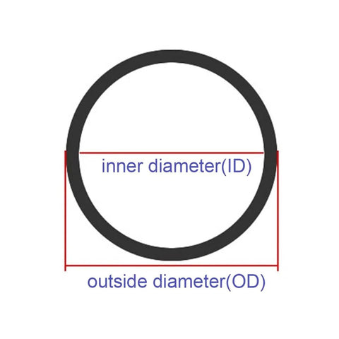 Diagram showing 304 Stainless Steel Pipe 6.5 Mm Outer Diameter 5.5 Mm Inner Diameter Length 200 Mm Weldable Corrosion Resistant Tube dimensions