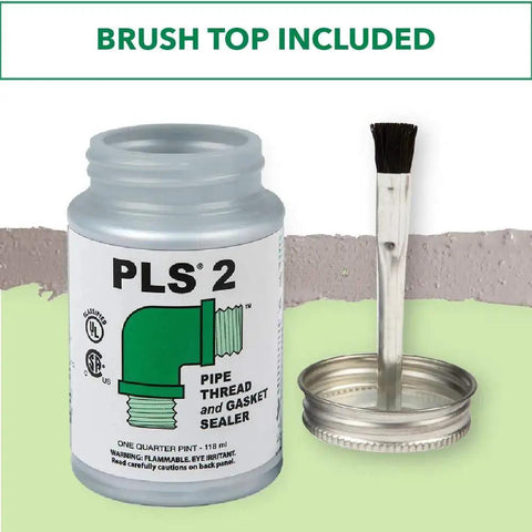 Premium Pipe Thread And Gasket Sealer For Industrial Heavy Duty High Pressure Applications Lead Free Non Hardening Paste with Brush