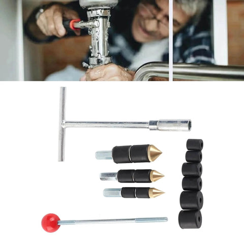 Pipe Water Stopper Tool Kit For Burst Pipes, Stainless Steel Leak Repair Needle For Home Plumbing, tool set with wrench
