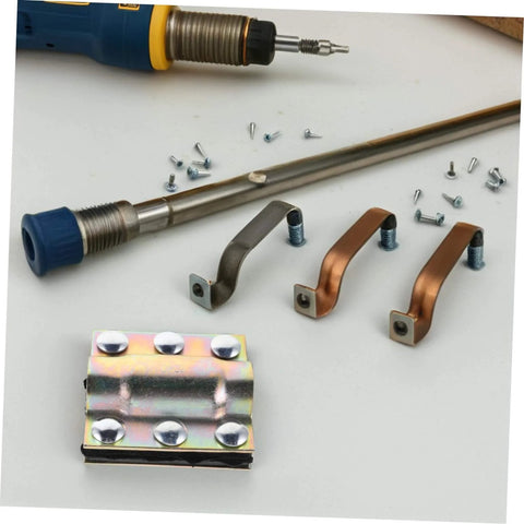 Pipe Leak Sealer Clamp For Plumbing Repair Kit Fits PE PPR Steel And Iron Pipes Emergency Fix For Home DIY And Professional Use Durable Reliable Repair Solution Now with tools and accessories shown.