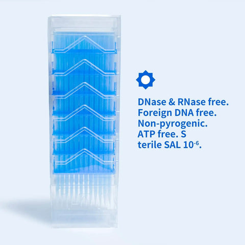 Low Retention Universal Pipette Tips 200 Microliters Refill Pack Without Filters Sterile Autoclavable Case Of 1152