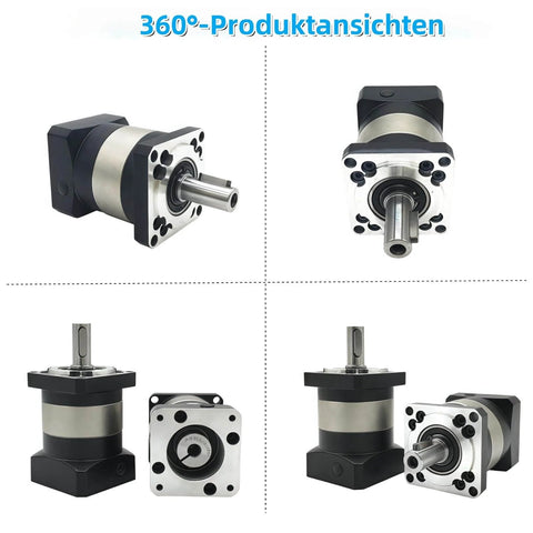 ✝️ Gearbox 60 mm Shaft Size 1-Pack Planetary Gearbox High Precision for Rotary Equipment, shown from multiple angles