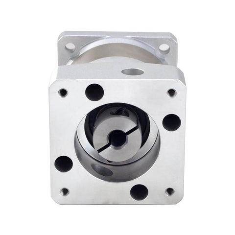✝️ Gearbox 8 mm Shaft Size 1-Pack Planetary Gearbox Gear Ratio front view with strong housing and smooth gear mesh