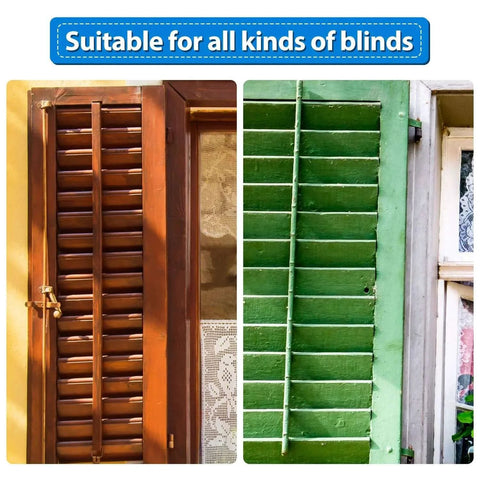 Wooden and green shutters illustrating 40 Pieces Shutter Repair Pins, Plantation Shutter Fasteners Spring Loaded Replacement Repair Pins