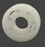 Plastic Bearing - Glass Balls - 1/2" x 1 1/8" x 5/16"