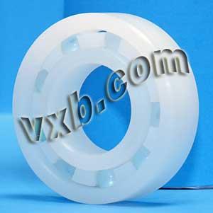 Acetal/POM Plastic Bearing R4 - Glass Balls - 1/4" x 5/8" x 0.196"