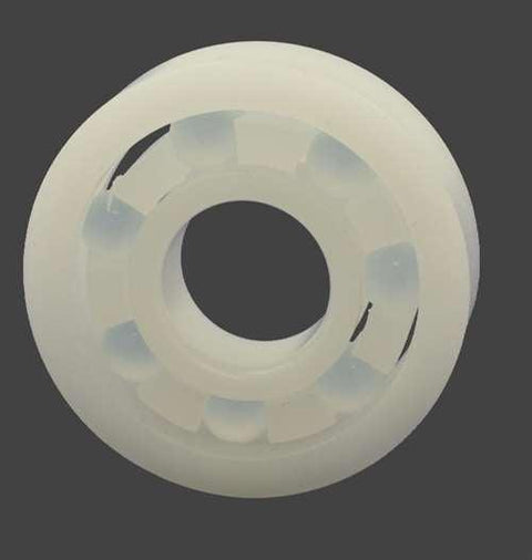Acetal/POM Plastic Bearing R6 - Glass Balls - 3/8" x 7/8" x 7/32"