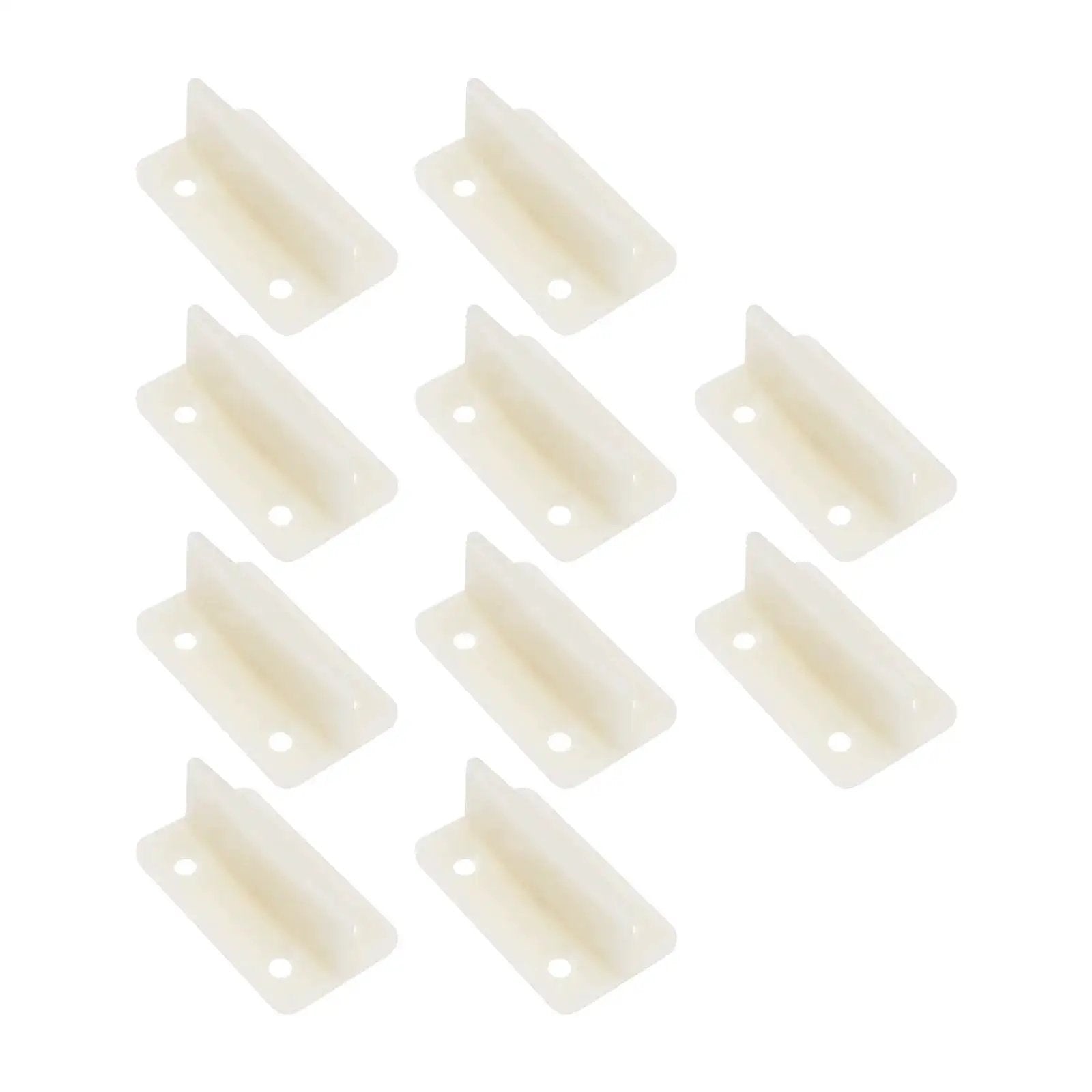 10 Pcs Plastic Door Floor Guides For Wooden Sliding Do...