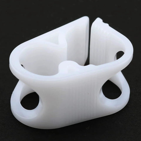 LUORNG Flow Control Hose Clamp Set 4 Pieces For 1/4 To 1/2 Inch Tube OD Adjustable Plastic Tube Clamp Water Flow Control Clip