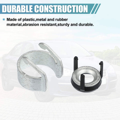 4 Piece Fuel Injector Seal Repair O Ring Kit With 06H998907A 06J998907 06G998907 showing metal and rubber components
