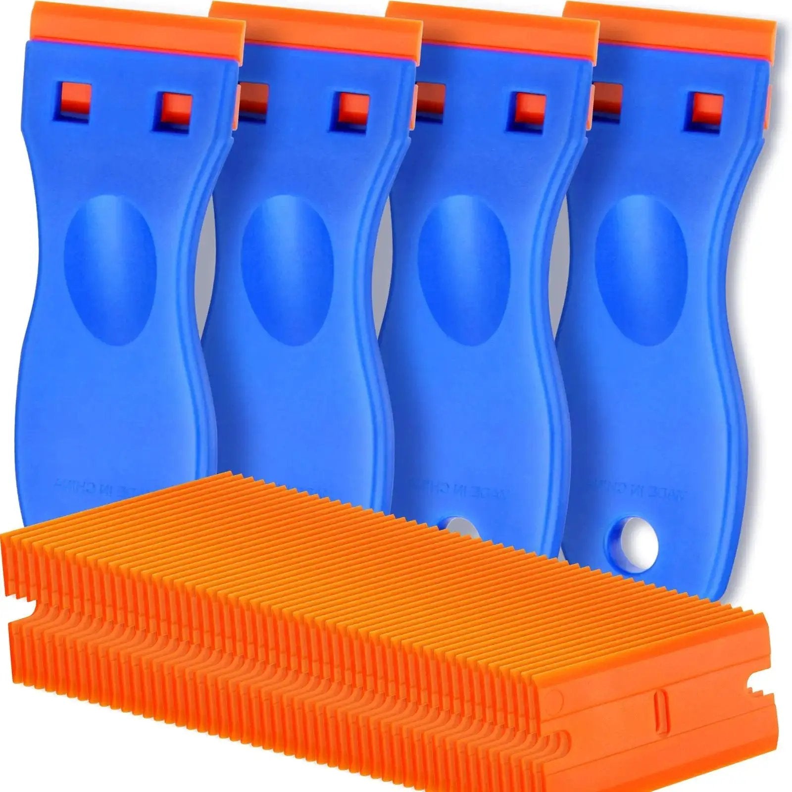 Blue Point 4 Razor Scraper Plastic Razor Blade Scraper Set With 4 Scrapers And 10...