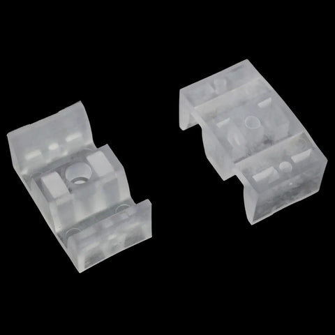 8 Pieces Bathroom Sliding Door Limiter 44mm With 8 Screws Soft Cushioned Plastic Stop for Framed Sliding Shower Doors