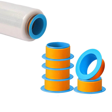 3 Pairs Plastic Stretch Film Hand Saver Handles For 3 Inch Core Wrap Film Manual Puller Grip For Shipping Packing Pallet