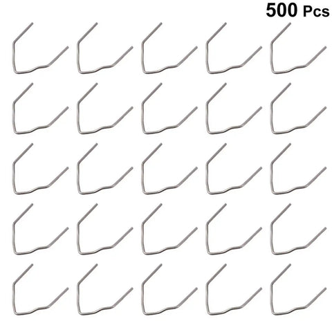 500Pcs Hot Staple Repair Kit For Plastic Welding And Car Bumper Fix Right Angle 0.8mm Staples Pre Cut