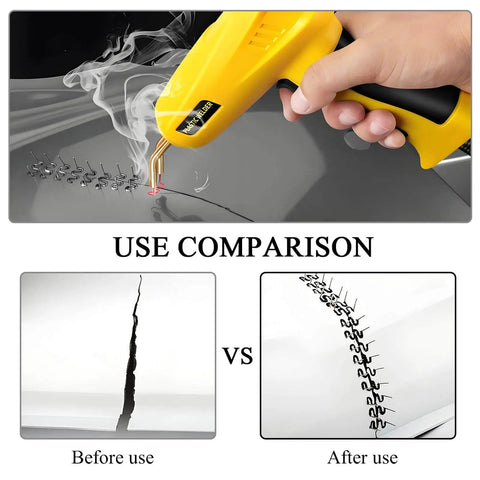 Pro Grade Heavy Duty 1200Pcs Plastic Welding Staples Set use comparison for car bumper repair