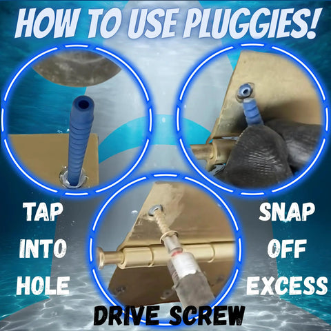 Steps to use Stripped Screw Hole Repair Kit For Cabinets Hinges Doors And Furniture with wall and wood anchors, 12 pack.