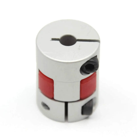 2 Pack Plum Shaped Aluminum Flexible Shaft Couplings 5mm To 8mm Bore D20 L25 For CNC Machines And Servo Motors High Torque Transmission
