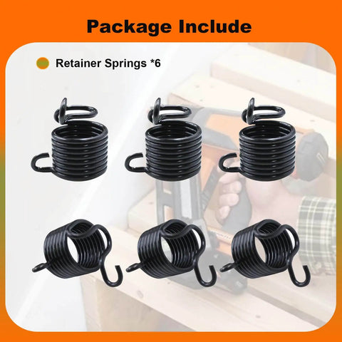 Pneumatic Air Hammer Retaining Springs Set Six Pack Carbon Steel Durable Retainer Springs For Air Chisels And Hammers