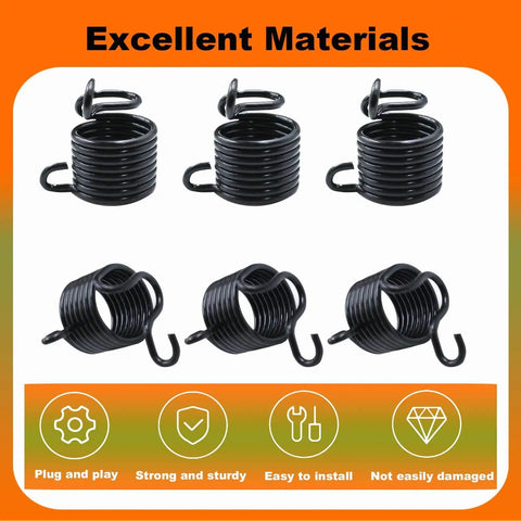 Pneumatic Air Hammer Retaining Springs Set Six Pack Carbon Steel Durable Retainer Springs For Air Chisels And Hammers
