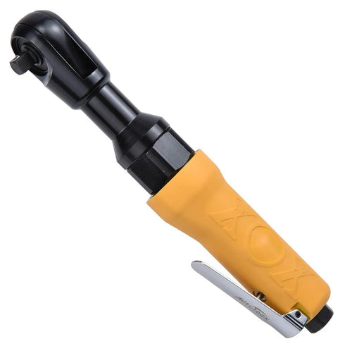 3/8-Inch Air Ratchet Wrench, Professional Pneumatic Ratchet Wrenches for Auto Maintenance and Repair Work, Maximum Torque 60 FT-LBS