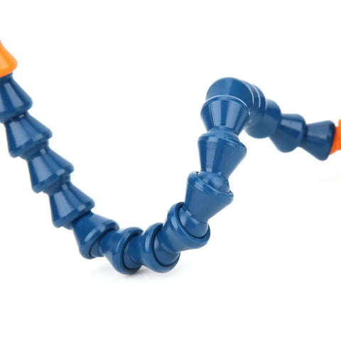 Flexible hose of Universal Pneumatic Thin Mist Coolant Sprayer for CNC engraving, showcasing modular design and durability