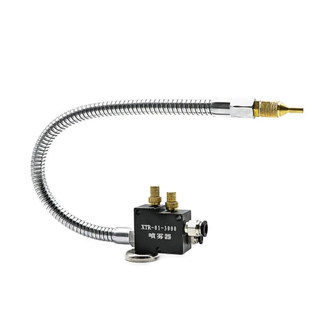 Pro Grade No Leak Mist Coolant Lubrication Spray System For Lathe Milling Drill And Engraving Machines Pneumatic Mist Sprayer With 200mm Micro Nozzle Heavy Duty Shop Upgrade For Precise Clean Cutting