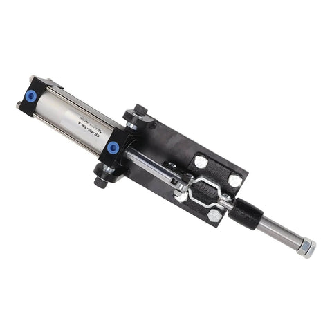 Metal Pneumatic Toggle Clamp With Auto Control Industrial Air Clamp in Carbon Steel, angled view showing rugged construction