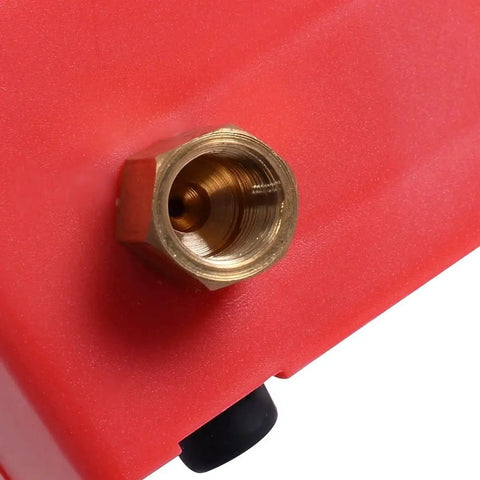 Heavy Duty Workhorse Pneumatic Vacuum Pump For Auto And Home Air Conditioning Systems brass fitting close-up
