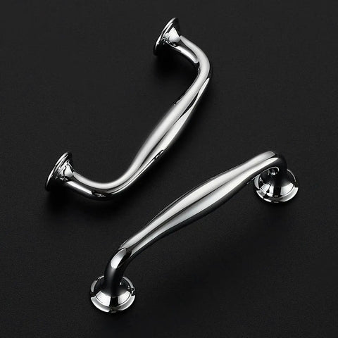 20 Pack 3-3/4 Inch Polished Chrome Cabinet Handles Solid Zinc Alloy Cupboard And Drawer Pulls For Kitchen Cabinets And Furniture